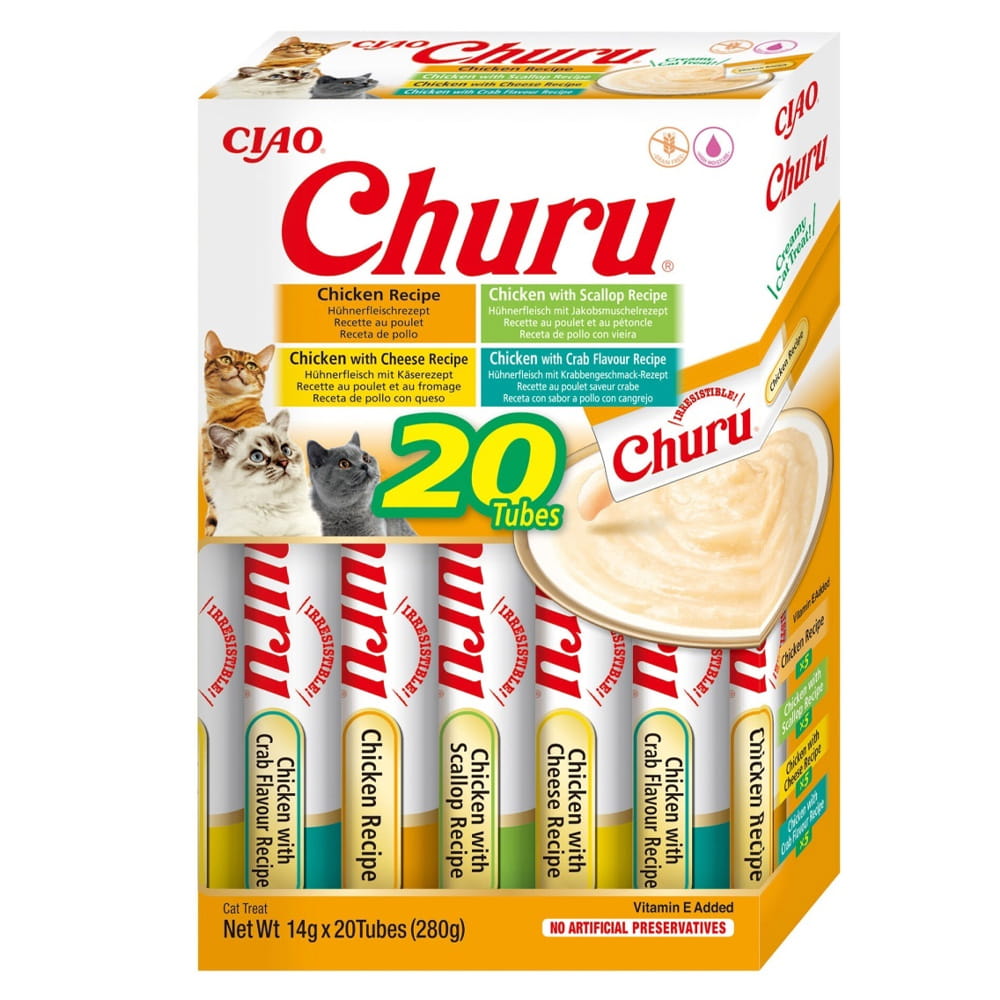 Inaba Churu Variety Przysmak dla Kota Kurczak 20x14g